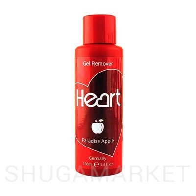 Жидкость для снятия гель-лака Heart (Райское яблоко), 100 мл